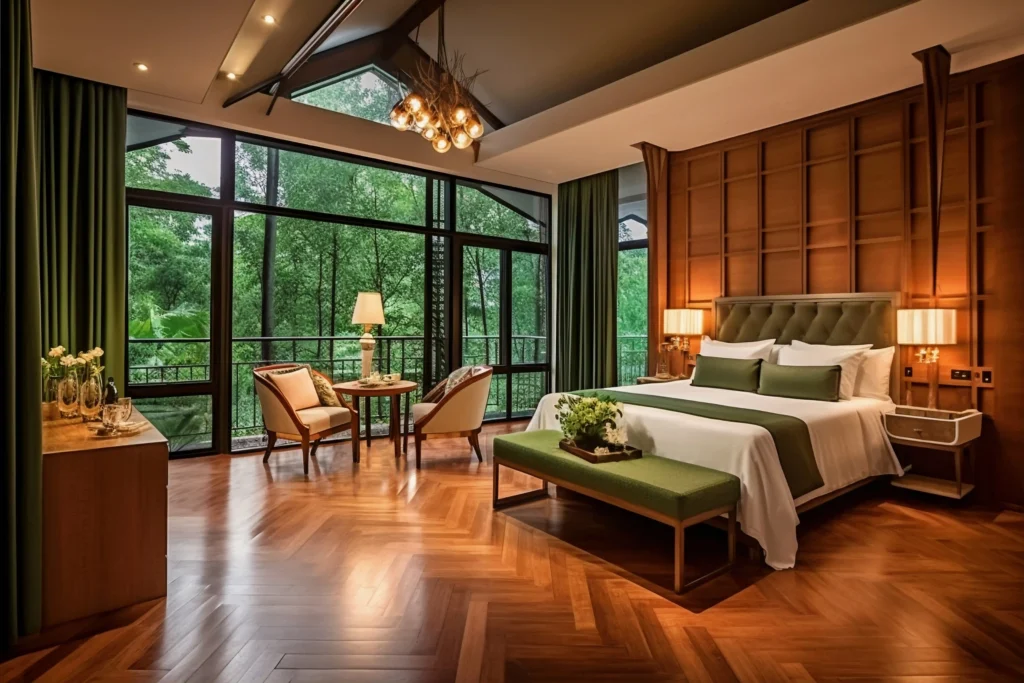 Private residence FF&E procurement custom furniture and lighting in a luxury home